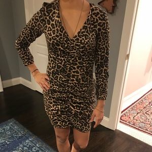 Leopard dress ZARA NWT